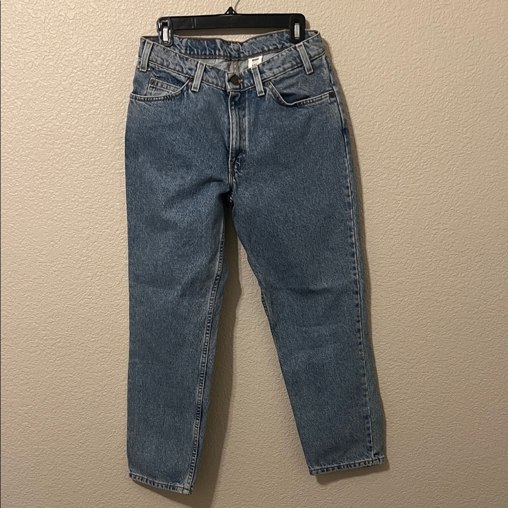 Vintage Levi's Men's Straight Blue Jeans Orange tab